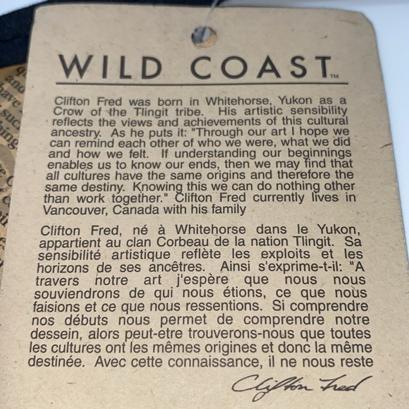 Native West Coast Clifton Fed Hummingbird Colibri Pot Holder Quilted Canada - Picture 8 of 12